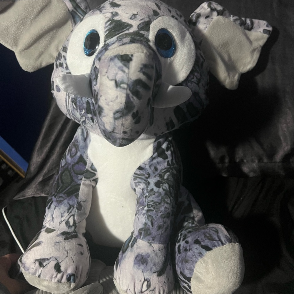 large elephant stuffed animal